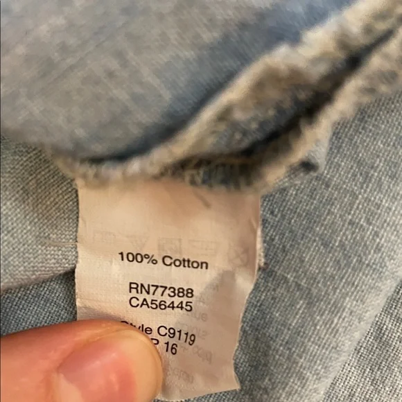 Madewell denim button up - Picture 5 of 7